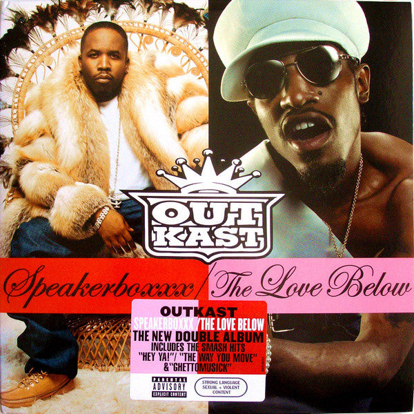 DAMAGED COVER - OutKast - Speakerboxxx / The Love Below (2003) - New 4 LP Record 2022 Arista 180 gram Vinyl - Hip Hop - Shuga Records