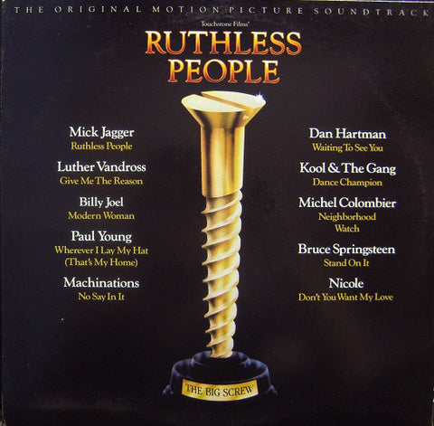 Various – Ruthless People (The Original Motion Picture) - New LP Record 1986 Epic USA Vinyl - Soundtrack