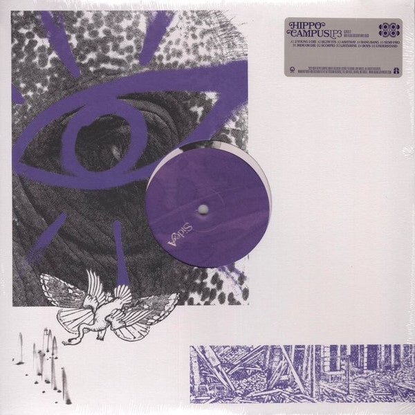 Hippo Campus - LP3 - Mint- LP 2022 Grand Jury USA Purple Swirl Opaque Vinyl - Indie Rock - Shuga Records