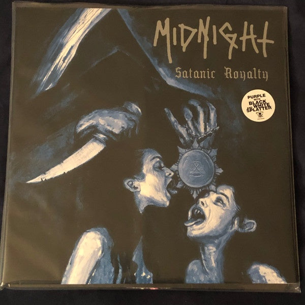 Midnight – Satanic Royalty (2011) - New LP Record 2021 Metal Blade Purple Transparent With Black And White Splatter Vinyl - Black Metal