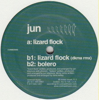 Jun – Lizard Flock - New 12" Single Record 2001 Contrast Music Vinyl - House / Tech House / Tribal