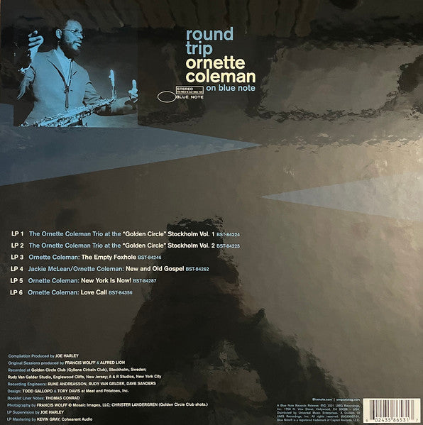 Ornette Coleman - Round Trip On Blue Note - New 6 LP Record Box Set 2011 Blue Note Tone Poet 180 gram Vinyl & Booklet - Jazz / Free Jazz