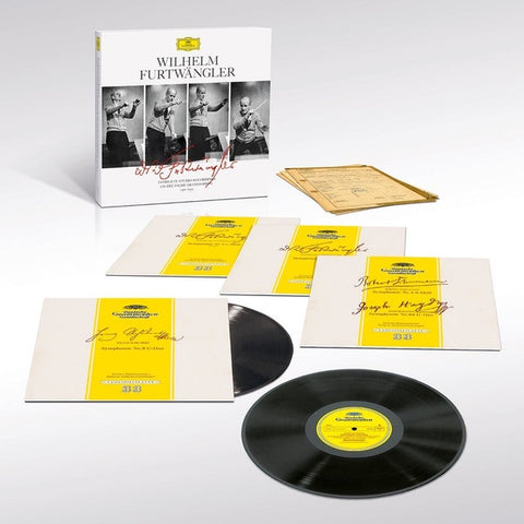 Wilhelm Furtwängler, Berliner Philharmoniker – Complete studio recordings - New 4 LP Record Box Set 2022 Deutsche Grammophon Germany Vinyl & Numbered - Classical