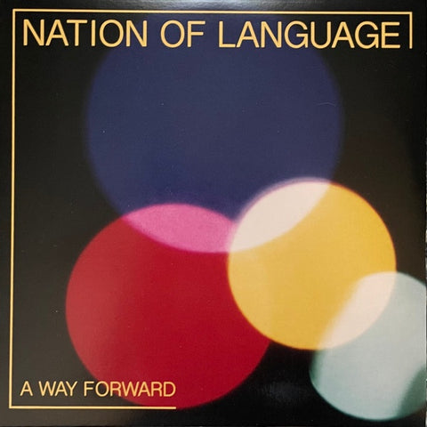 Nation Of Language – A Way Forward - Mint- LP Record 2022 Self Released Vinyl - New Wave / Synth-pop / Post-Punk