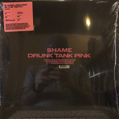 Shame – Drunk Tank Pink (Deluxe) - New 2 LP Record 2022  Dead Oceans Clear Red Vinyl - Post-Punk