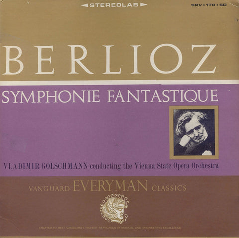 Vladimir Golschmann - Berlioz: Symphonie Fantastique - VG+ Stereo 1965 Vanguard Everyman USA Classical