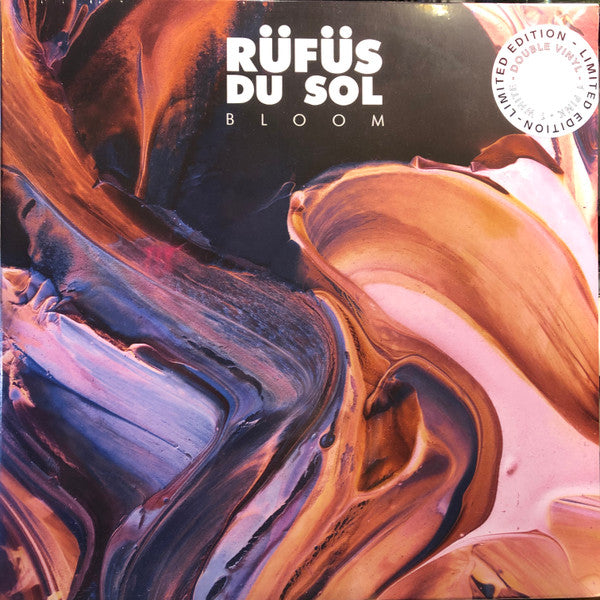 Rüfüs Du Sol - Bloom (2015) - New 2 LP Record 2022 Sweat It Out! UK 180 gram Pink & White Vinyl - Electronic / Synth-pop / House - Shuga Records