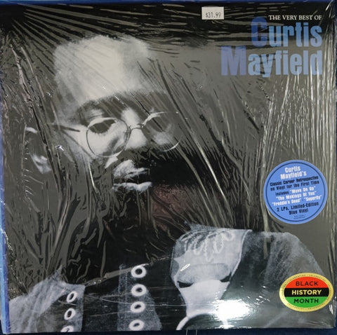 Curtis Mayfield – The Very Best Of Curtis Mayfield (1997) - New 2 LP Record 2022 Rhino Blue Vinyl - Soul / Funk / R&B