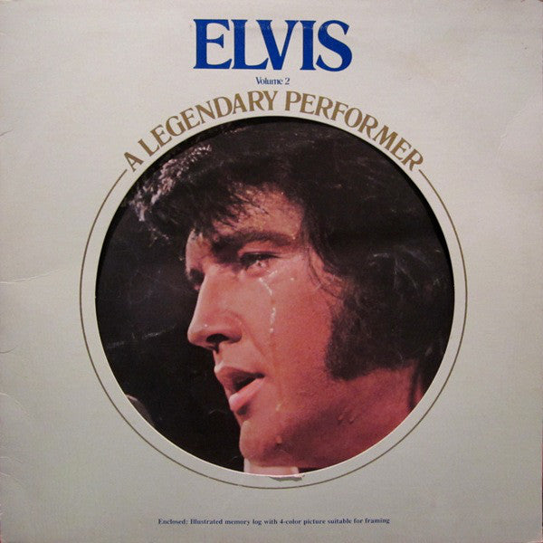 Elvis Presley - A Legendary Performer Volume 2 - VG+ Lp Record Stereo 1976 USA Vinyl (NO BOOK) - Rock & Roll