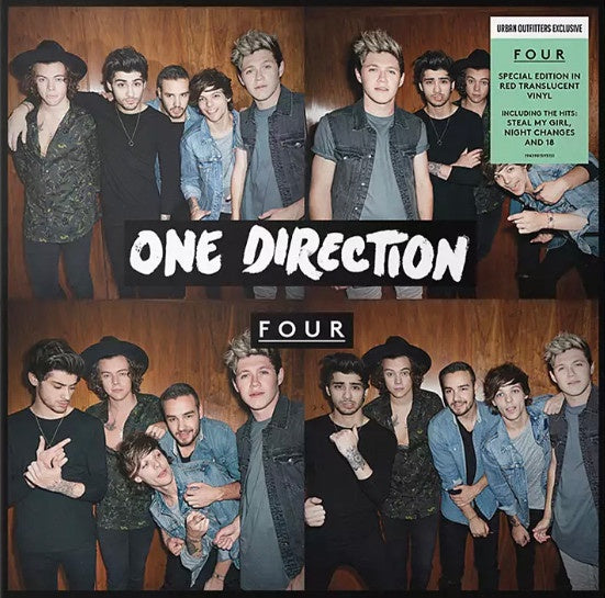 One Direction ‎– FOUR (2014) - New 2 LP Record 2022 Columbia Urban Outfitters Exclusive Translucent Red Vinyl - Pop Rock - Shuga Records