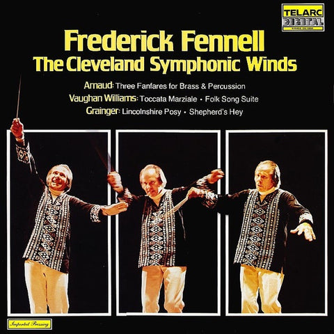 Fennell - Arnaud / Vaughan Williams / Grainger - New LP Record 1980 Telarc Germany Vinyl - Classical