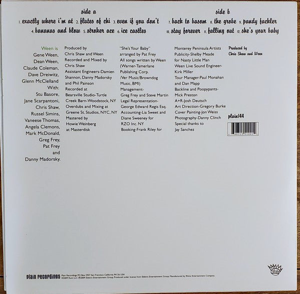 Ween ‎– White Pepper (2000) - New LP Record 2009 Plain Recordings USA White Vinyl - Alternative Rock