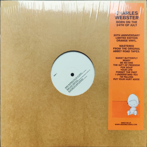 Charles Webster – Born On The 24th Of July (2001) - New 2 LP Record UK Import Miso Orange Color Vinyl - Deep House / Downtempo