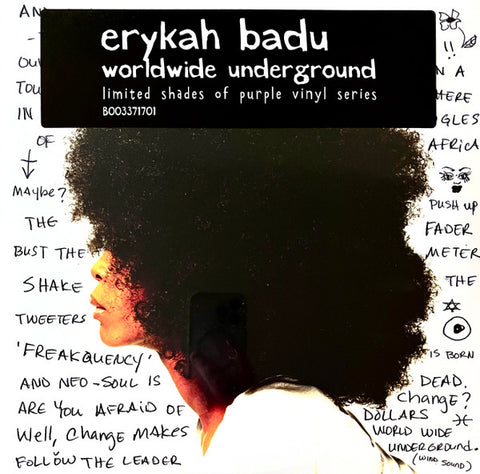 Erykah Badu – Worldwide Underground (2003) - New LP Record 2022 Motown Purple Vinyl - Hip Hop / Funk / Soul