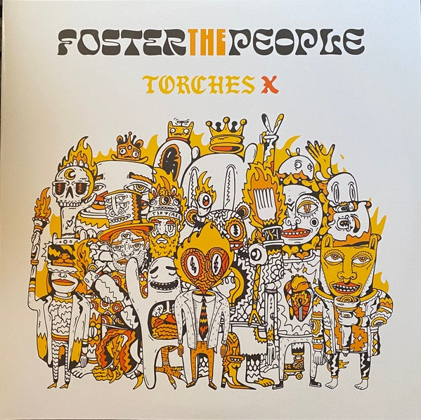 Foster The People - Torches X (2011) - New 2 LP Record 2022 Columbia USA Orange Vinyl Misprint Cover - Indie Rock / Alternative Rock - Shuga Records