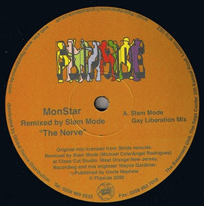 MonStar – The Nerve - New 12" Single Record 2000 Flipside UK Vinyl - Deep House - Shuga Records