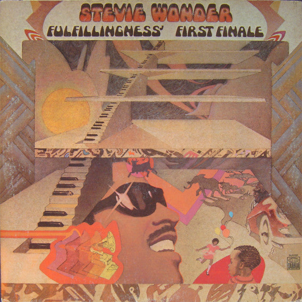 Stevie Wonder ‎– Fulfillingness' First Finale - VG+ Lp Record 1974 Stereo USA Original Vinyl - Soul / Funk