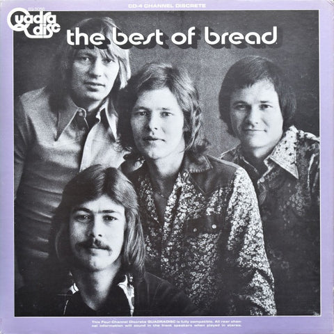 Bread – The Best Of Bread - VG+ LP Record 1973 Elektra Quadraphonic Vinyl - Classic Rock / Soft Rock