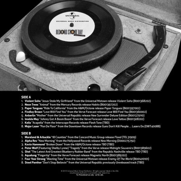 Various ‎– Choice Cuts 2010 Record Store Day Sampler - Mint- LP Record 2010 UMG USA RSD Vinyl - Pop Rock