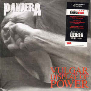 Pantera ‎– Vulgar Display Of Power (1991) - New 2 LP Record 2010 ATCO Rhino 180 gram Vinyl - Heavy Metal / Thrash / Groove Metal - Shuga Records