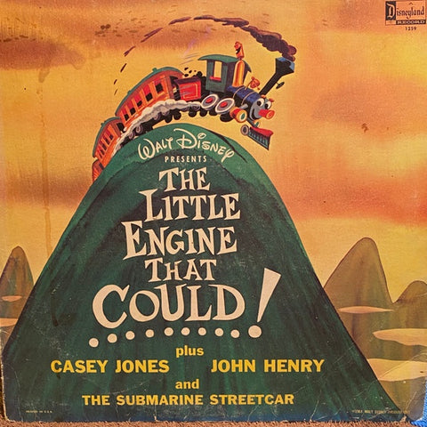 Walt Disney Presents Laura Olsher, Bill Kannady – The Little Engine That Could (1964) - VG+ LP Record 1969 Disneyland USA Vinyl - Children's / Story