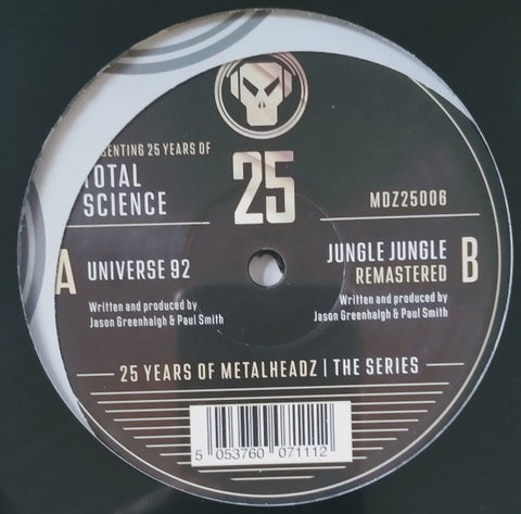 Total Science – 25 Years Of Metalheadz - The Series - Part 6 - New 12" Single Record 2022 Metalheadz UK Import Vinyl - Drum n Bass