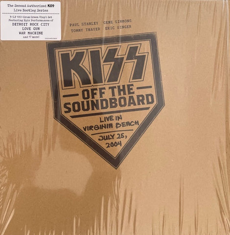 Kiss – Off The Soundboard Live In Virginia Beach July 25, 2004 - New 3 LP Record 2022 UMe 180 gram Green Vinyl - Hard Rock