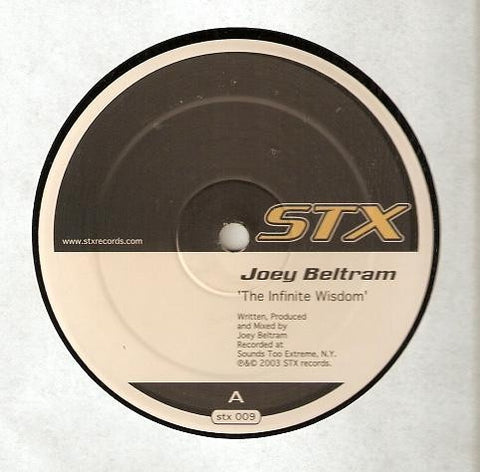 Joey Beltram – The Infinite Wisdom - New 12" Single Record 2003 STX USA Vinyl - Chicago House / Tech House