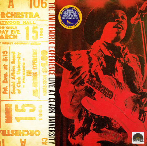 The Jimi Hendrix Experience ‎– Live At Clark University - New Lp 2010 Record Store Day Vinyl - Classic Rock / Psychedelic Rock