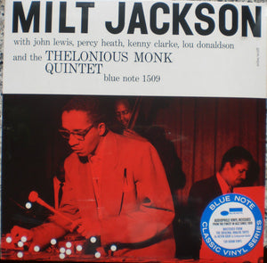 Milt Jackson – Milt Jackson With John Lewis, Percy Heath, Kenny Clarke, Lou Donaldson And The Thelenious Monk Quintet (1955) - New LP Record 2022 Blue Note 180 gram Vinyl - Jazz / Bop