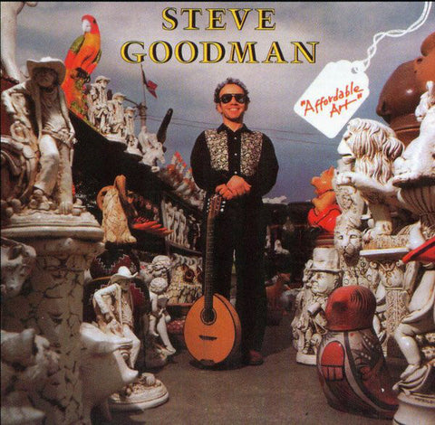 Steve Goodman - Affordable Art - VG+ Lp Record 1985 USA Original Vinyl - Acoustic / Folk