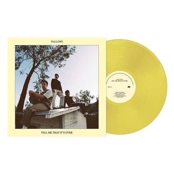 Wallows - Tell Me That It's Over - Mint- LP Record 2022 Atlantic Yellow Vinyl & Poster - Alternative Rock / Indie Pop / Indie Rock - Shuga Records