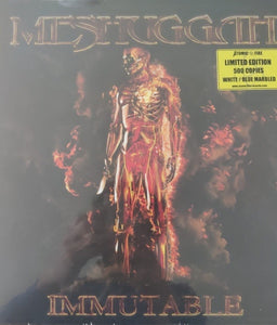 Meshuggah – Immutable - New 2 LP Record 2022 Atomic Fire White & Blue Marbled Vinyl - Progressive Metal / Death Metal