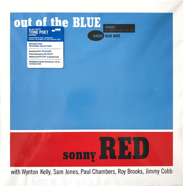 Jazz Vans Blue Note Sonny Red – Out Of The Blue (1960) New LP