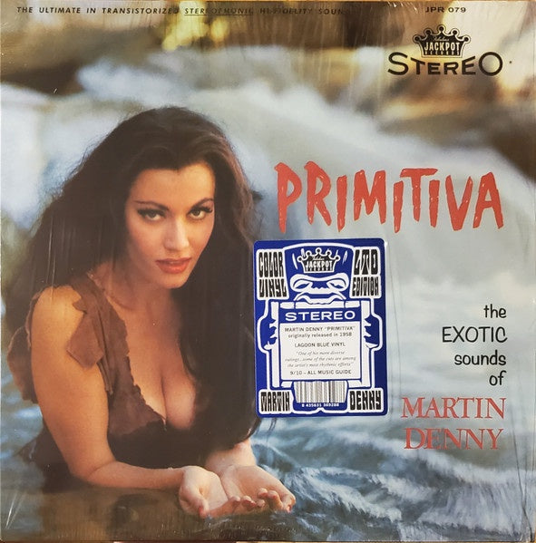 Martin Denny - Primitiva (1958) - New LP Record 2022 Jackpot Lagoon Blue Vinyl - Jazz / Exotica / Space-Age - Shuga Records