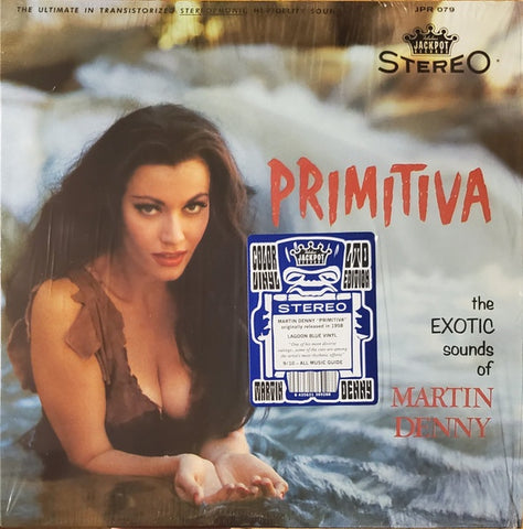 Martin Denny – Primitiva (1958) - New LP Record 2022 Jackpot Translucent Blue Swirl Vinyl - Jazz / Exotica /  Space-Age