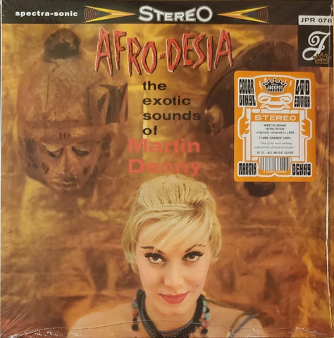 Martin Denny – Afro-Desia (1959) - New LP Record 2022 Jackpot Tranlucent Orange Swirl Vinyl - Jazz / Exotica / Space-Age