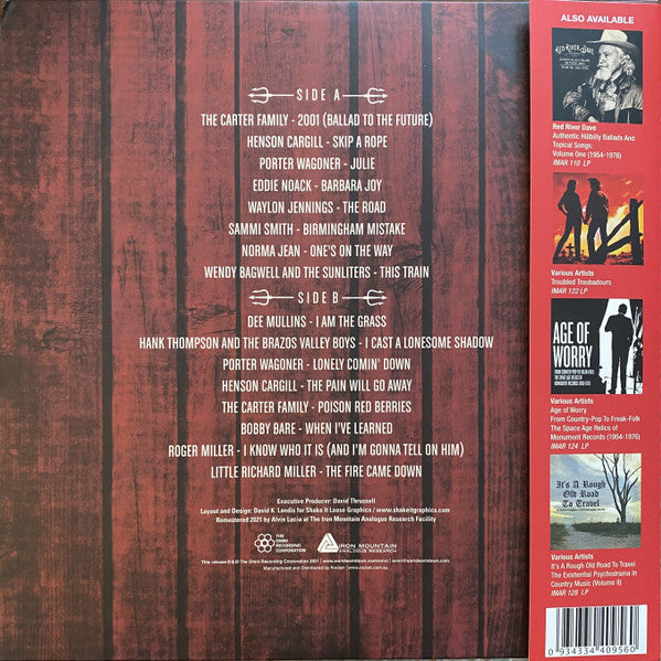 Various – Hillbillies In Hell - Country Music's Tormented Testament (1952-1974) Volume 13 - New LP Record 2022 Iron Mountain Analogue Research Facility Australia Mark Of The Beast Splatter Vinyl - Country / Hillbilly - Shuga Records