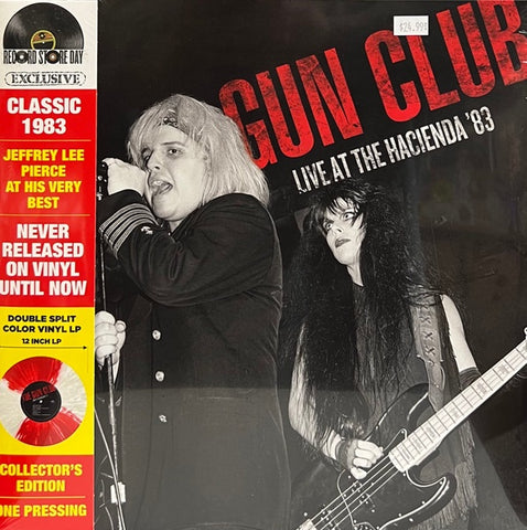 The Gun Club – Live At The Hacienda '83 - New LP Record Store Day 2022 Cherry Red Crystal Clear & Red Split Vinyl - Rock