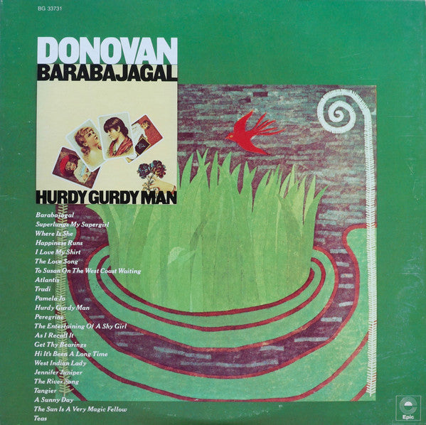 Donovan ‎– Barabajagal / Hurdy Gurdy Man - Mint- 2 Lp Record 1975 USA Vinyl - Psychedelic Rock