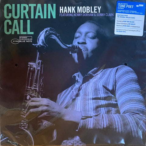 Hank Mobley Featuring Kenny Dorham & Sonny Clark – Curtain Call (1984) - New LP Record 2022 Blue Note Tone Poet 180 gram Vinyl - Jazz / Hard Bop