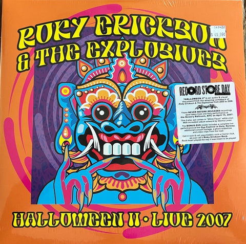 Roky Erickson & The Explosives - Halloween II: Live 2007 - New 2 LP Record Store Day 2022 Freddie Steady RSD White Vinyl & DVD - Psychedelic Rock / Garage Rock
