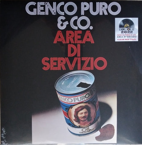 Genco Puro & Co. – Area Di Servizio - New LP Record Store Day 2022 Vinyl Magic Italy RSD Clear Red Vinyl & Poster - Prog Rock