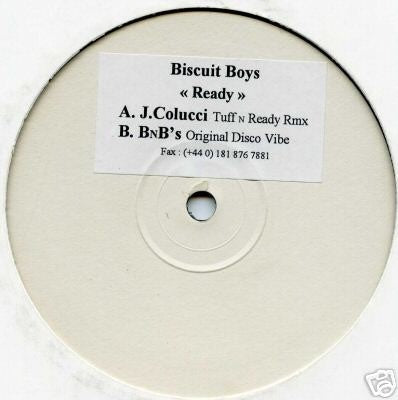 Biscuit Boys – Ready - New 12" White Label Promo Single Record 1999  UK Vinyl - Hard House