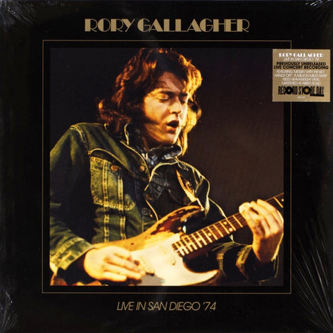 Rory Gallagher – Live In San Diego '74 - New 2 LP Record Store Day 2022 Chess RSD 180 gram Vinyl - Rock & Roll / Blues Rock