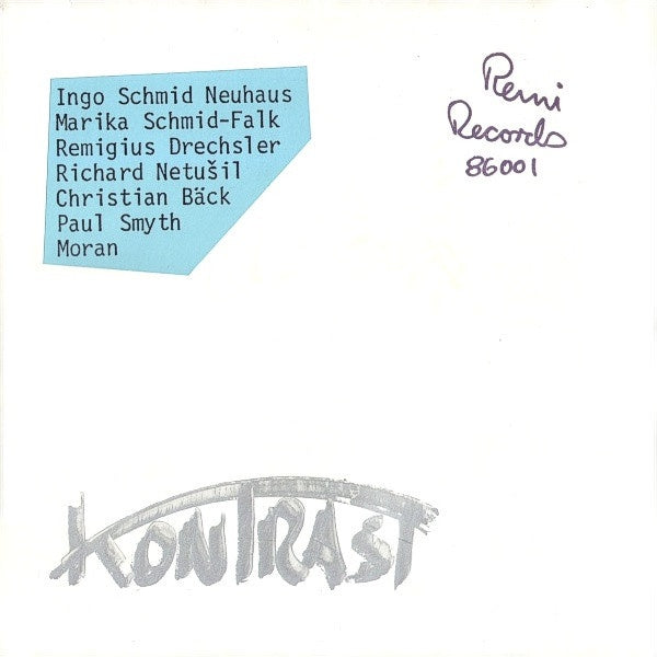 Kontrast – Kontrast - Mint- LP Record 1986 Remi Germany Vinyl & Insert - Krautrock / Prog Rock / Fusion - Shuga Records