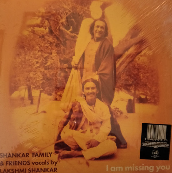 Shankar Family & Friends -  I Am Missing You - New EP Record Store Day 2022 Darkhorse RSD Vinyl - Folk / World - Shuga Records