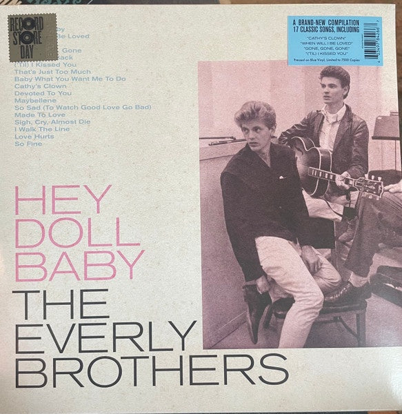 Everly Brothers -  Hey Doll Baby - New LP Record Store Day 2022 Warner RSD Blue Vinyl - Pop Rock - Shuga Records