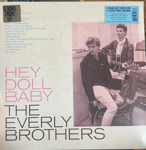 Everly Brothers -  Hey Doll Baby - New LP Record Store Day 2022 Warner RSD Blue Vinyl - Pop Rock