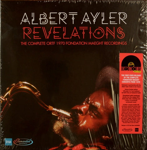 Albert Ayler – Revelations - The Complete ORTF 1970 Fondation Maeght Recordings - New 5 LP Box Set Record Store Day 2022 Elemental Music INA RSD 180 gram Vinyl & Numbered - Jazz / Free Jazz